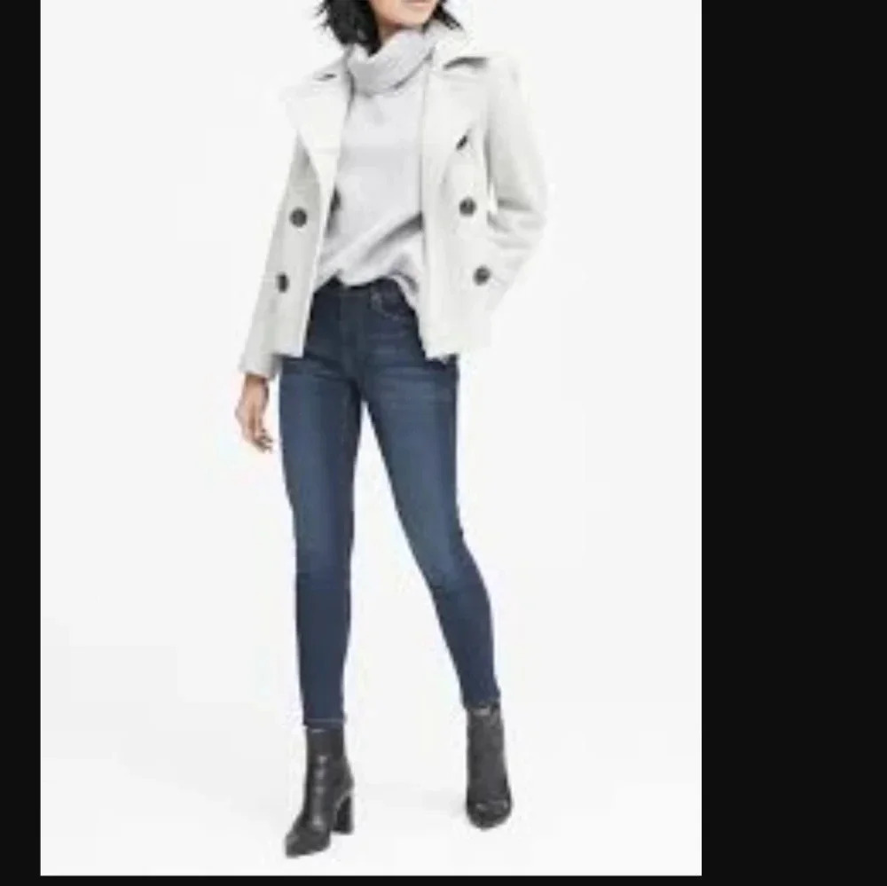 NWT Banana Republic Skinny Premium Devon Jean Medium Wash 28 Petite - Picture 5 of 6